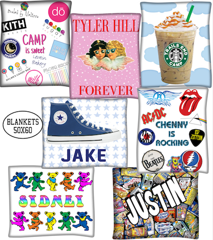 Custom Blankets Bedding Camp Stuff 4 Less