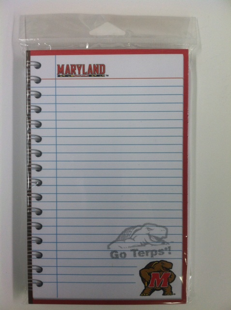 Memo Pads Stationery University of Maryland