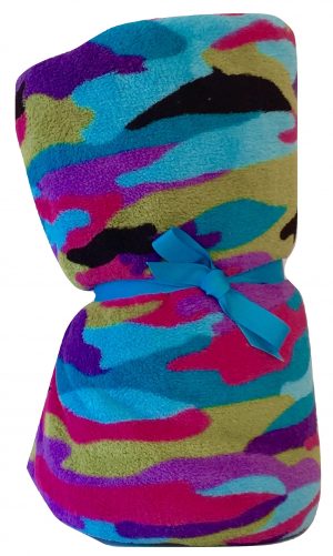 MWLK FLURR BLANKET-FUNkY CAMO