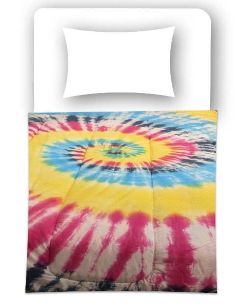 TIE DYE COMORTER-COLORFUL SPIRAL