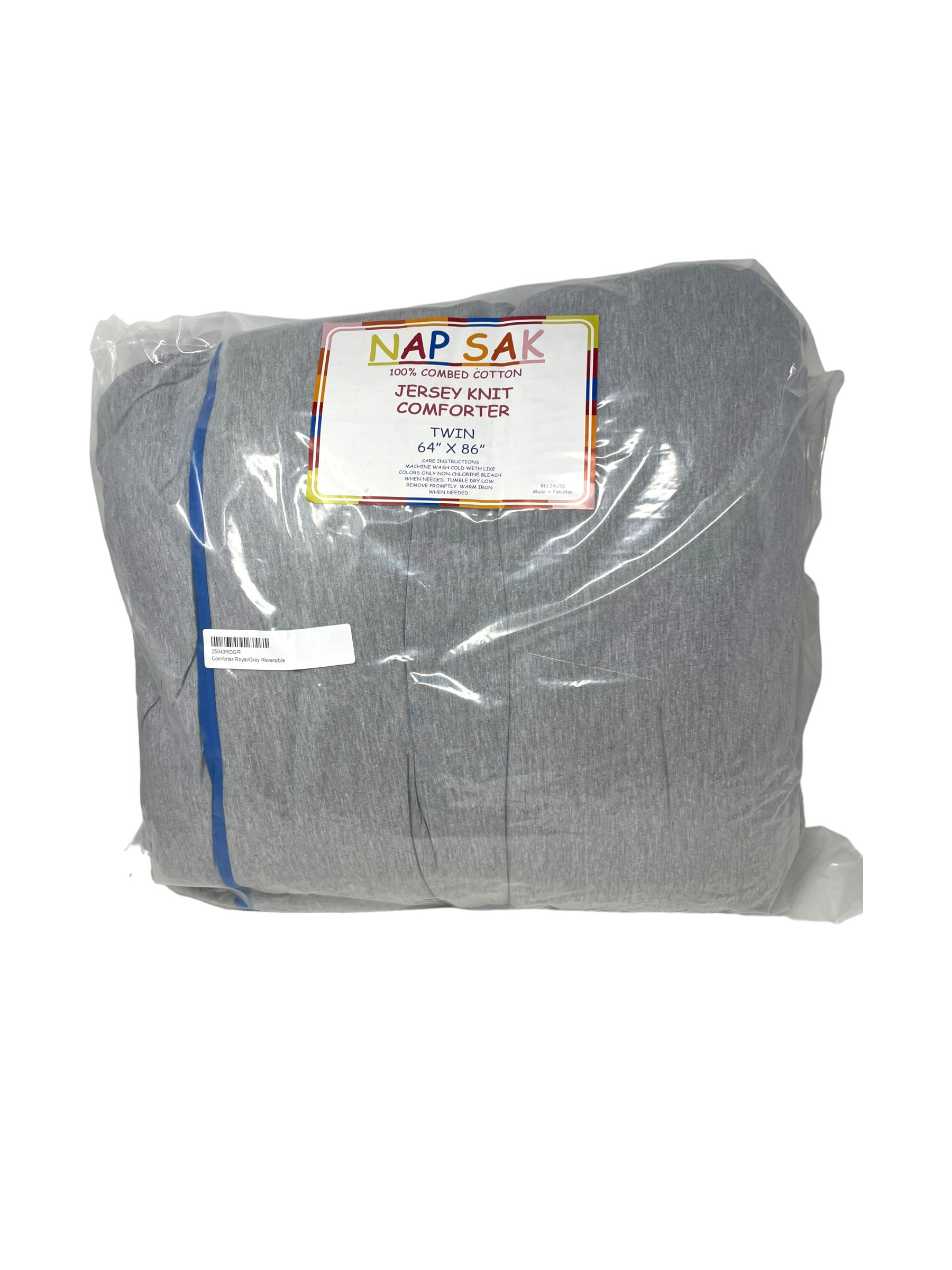 Comforter-Royal/Grey Reversible