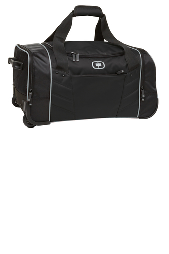 OGIO HAMBLIN 30 WHEELED DUFFEL-BLACK/SILVER