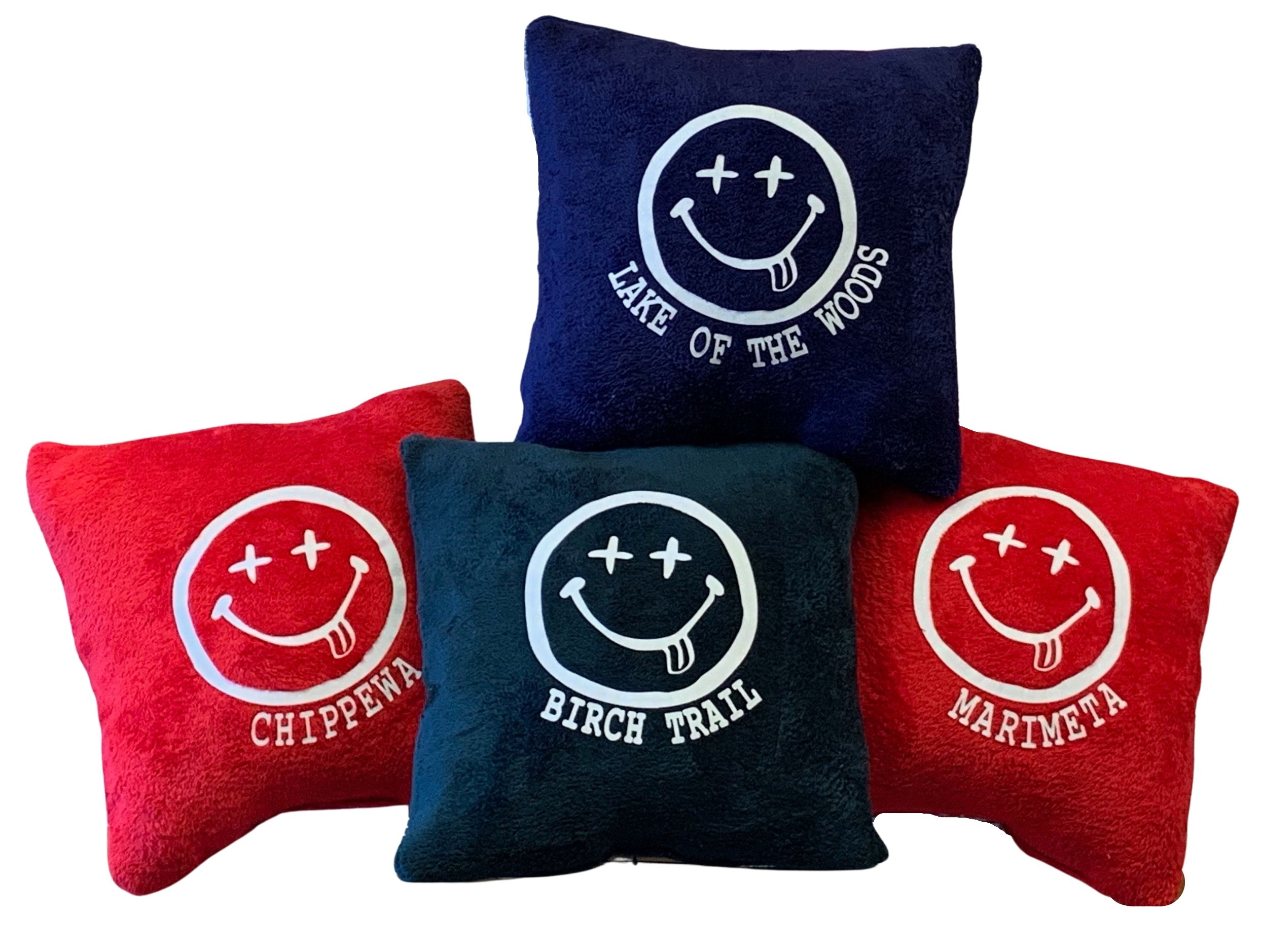 CAMP SMILES PILLOWS (CUSTOM)