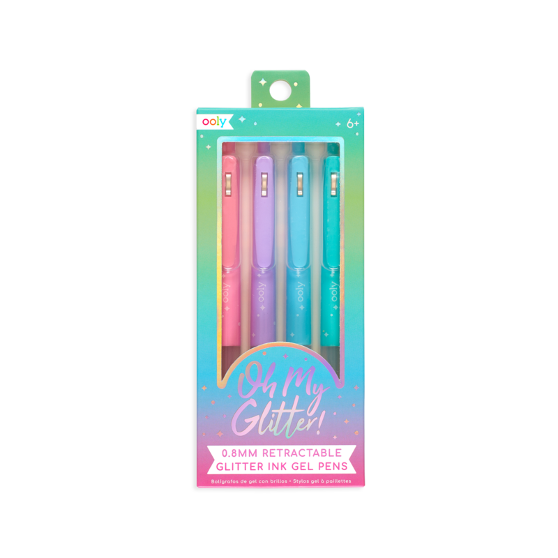 OH MY GLITTER GEL PENS-SET OF 4
