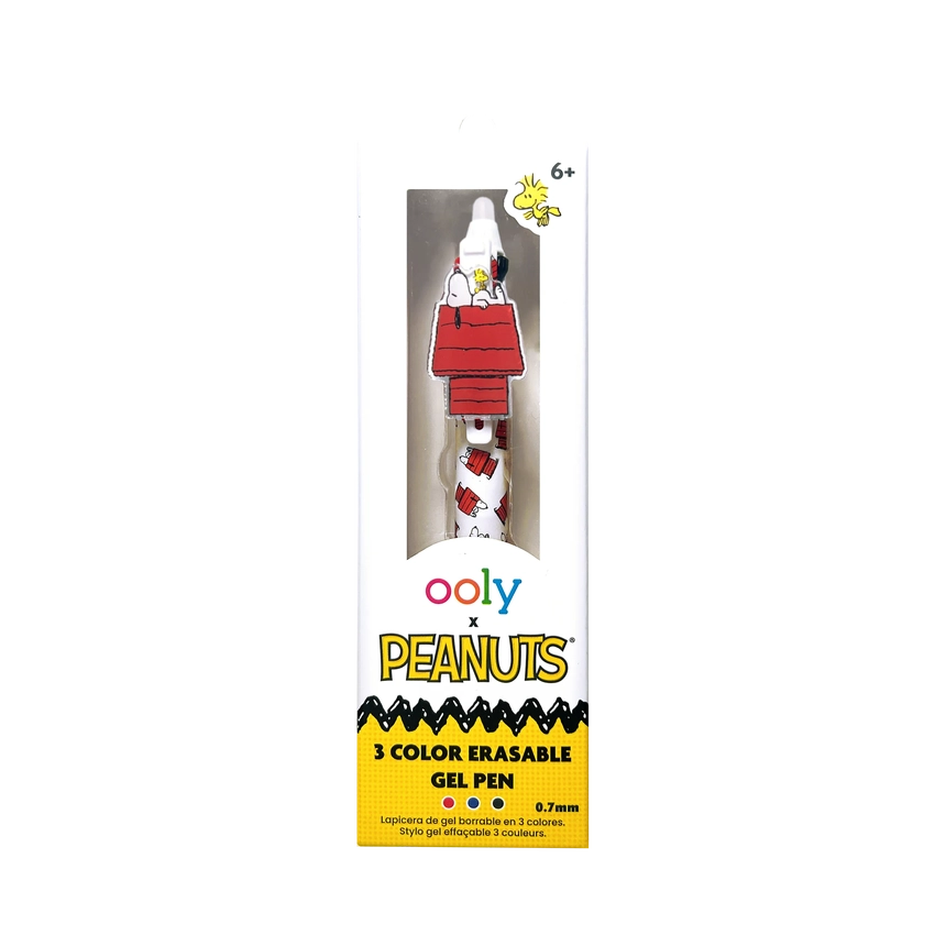 PEANUTS 3 COLOR ERASABLE GEL PEN