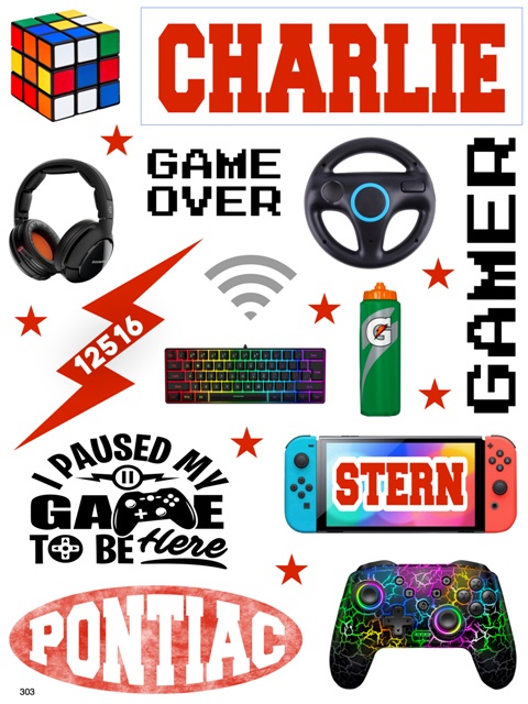 GAMING 9X12 CLING IT (CUSTOM)