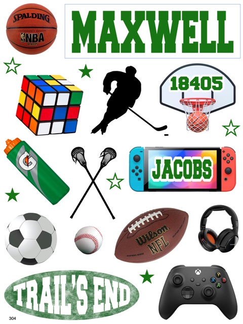 GAMING& SPORTS  9X12 CLING IT (CUSTOM)