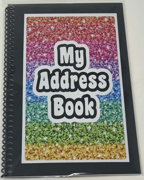 ADDRESS BOOK-GLITTER