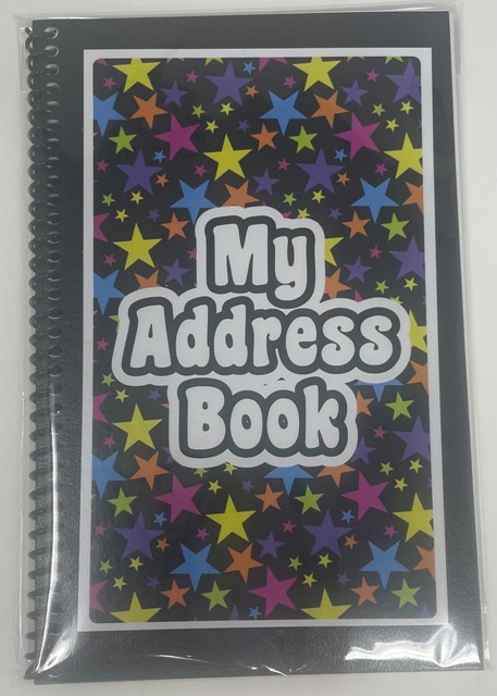 ADDRESS BOOK-NEON STARS