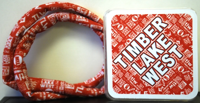Namedrops  Camp Spirit Band & Box with Cling