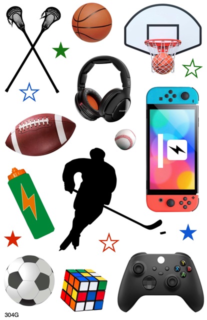 CLING IT 9X12-GAMING & SPORTS