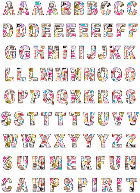 CLING ITS SHEETS ALPHABET 9x12-GROOVY