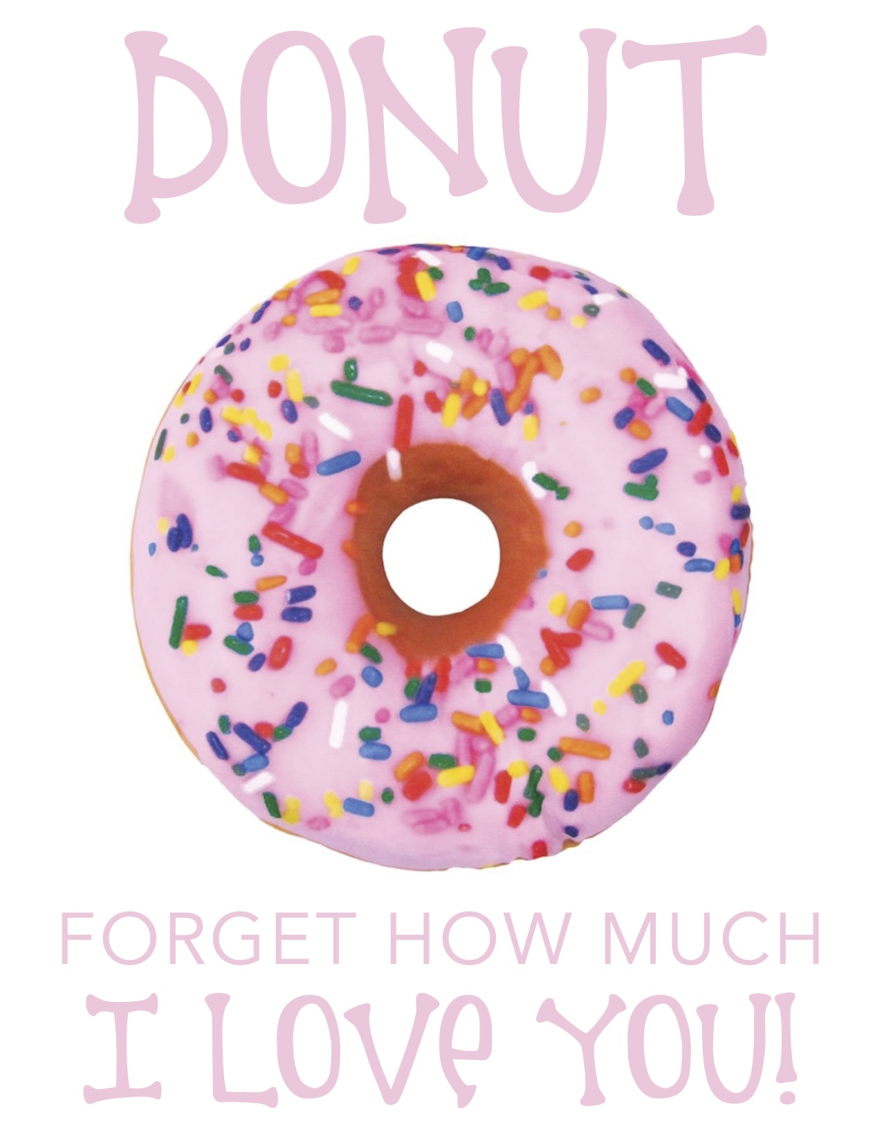 NAMEDROPS FOLDED NOTECARDSS-DONUT FORGET HOW MUCH