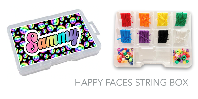 MY STRING BOX (CUSTOM)-HAPPY FACES