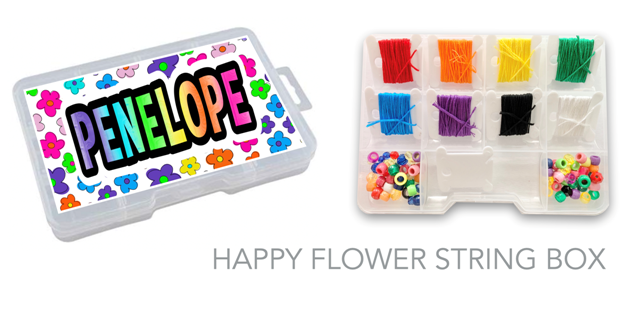 MY STRING BOX (CUSTOM)-HAPPY FLOWER