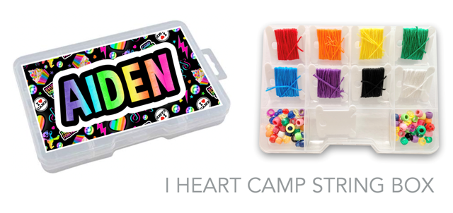 MY STRING BOX (CUSTOM)-I HEART CAMP