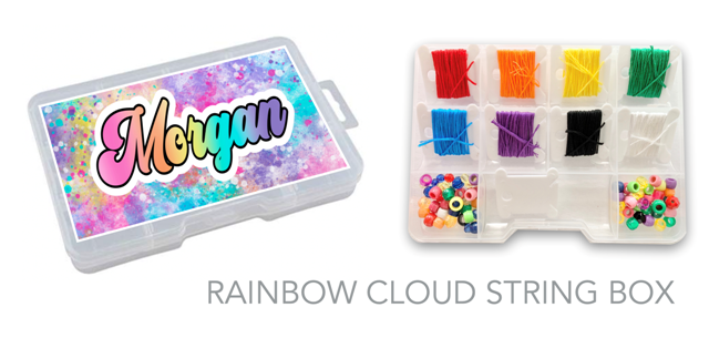 MY STRING BOX (CUSTOM)-RAINBOW CLOUD