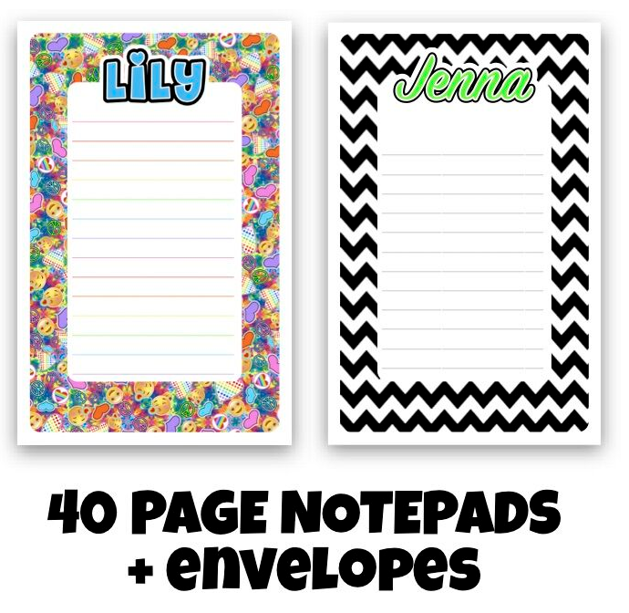 Namedrops Personalized Notepad (Camp Stationery)