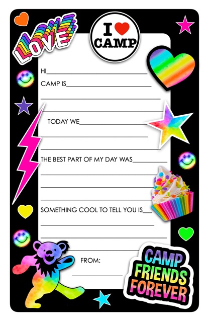 NOTEPADS-FILL IN-I HEART CAMP