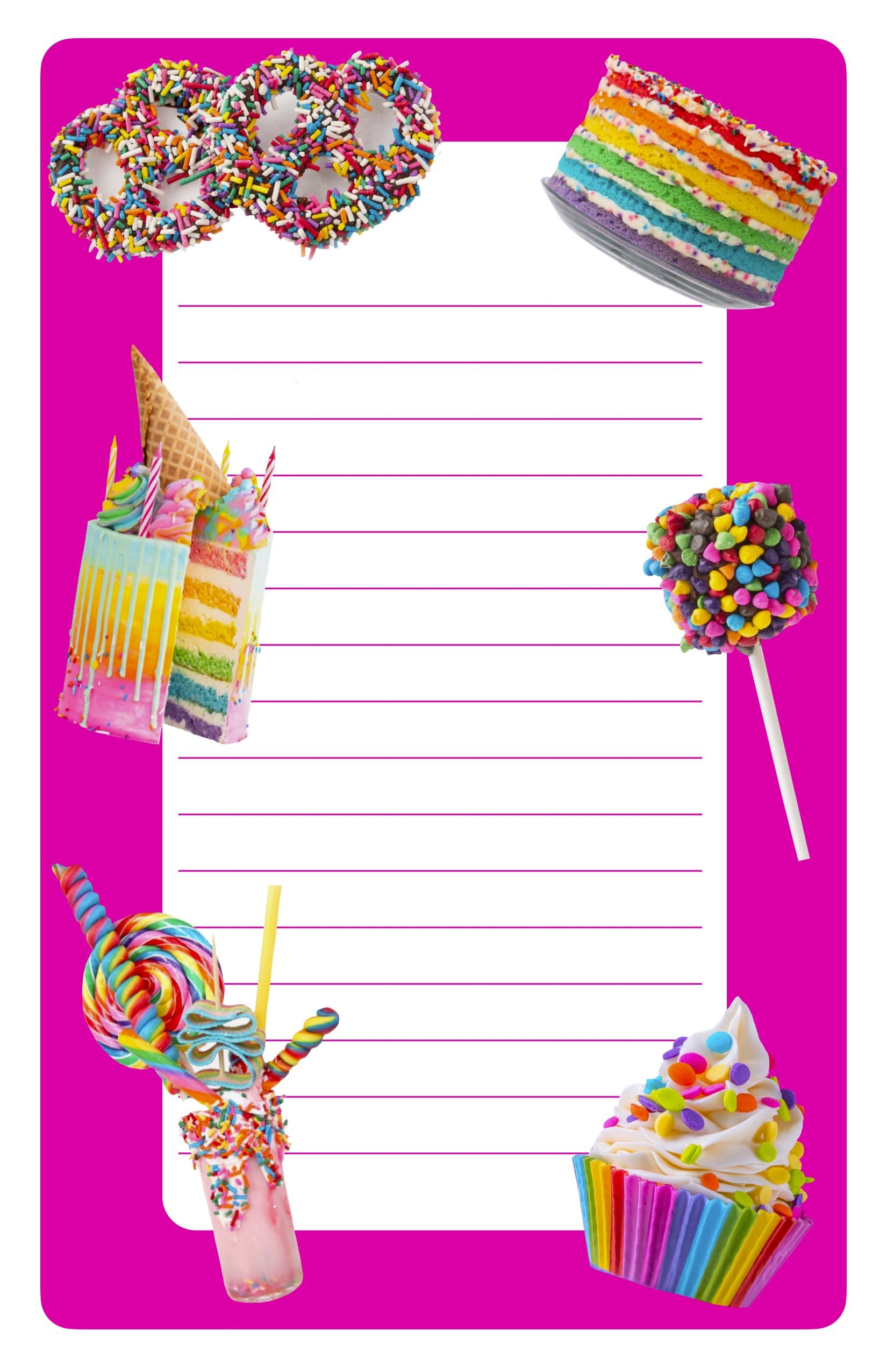 NOTEPADS-LINED-SPRINKLES(Camp Stationery)