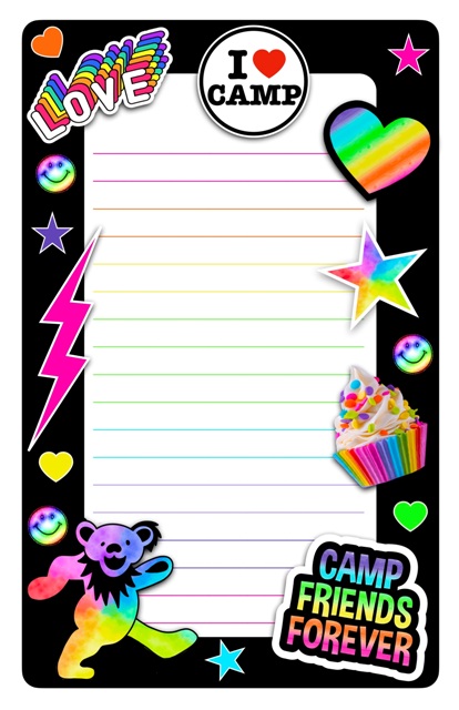 NOTEPADS-LINED-I HEART CAMP