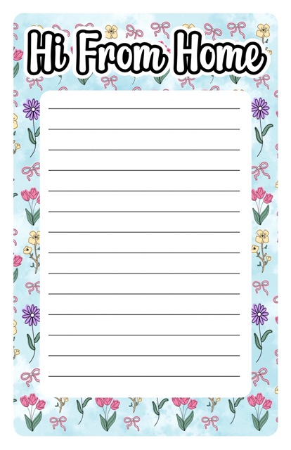 NOTEPADS-LINED-WILD FLOWER