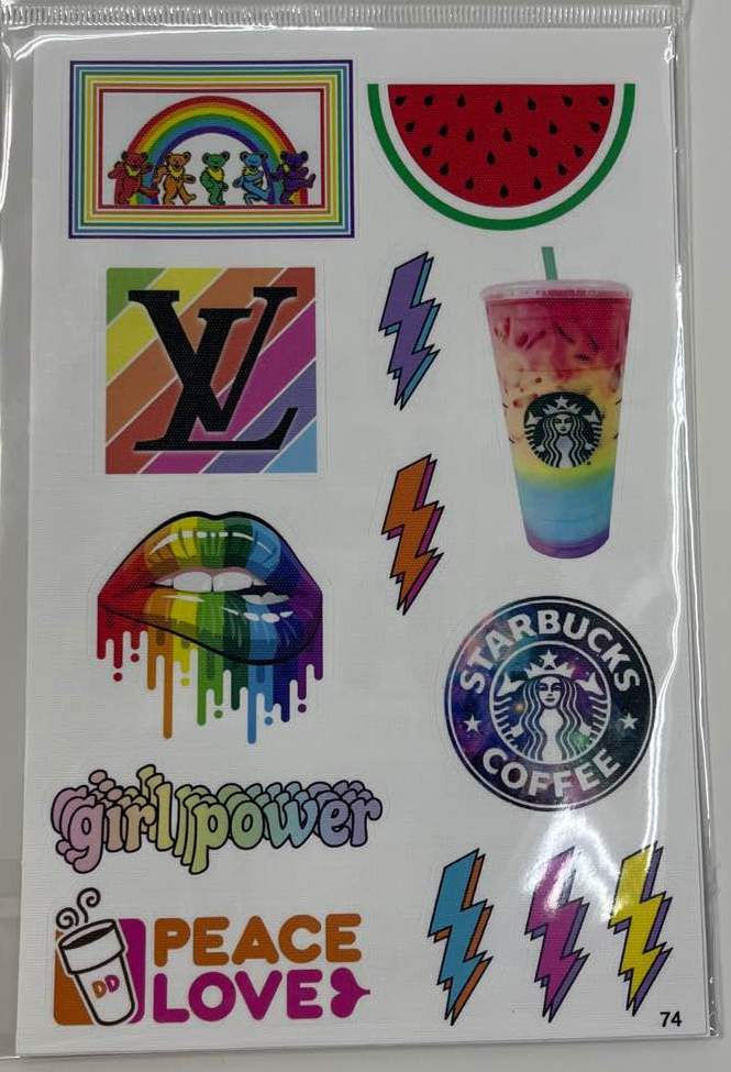 CLING ITS 5X8  CI74 LOGO GIRL