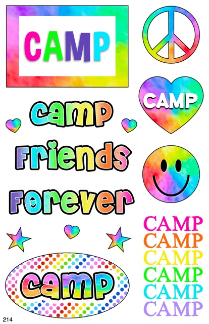 Cling Its 3X5 Camp Friends Forever
