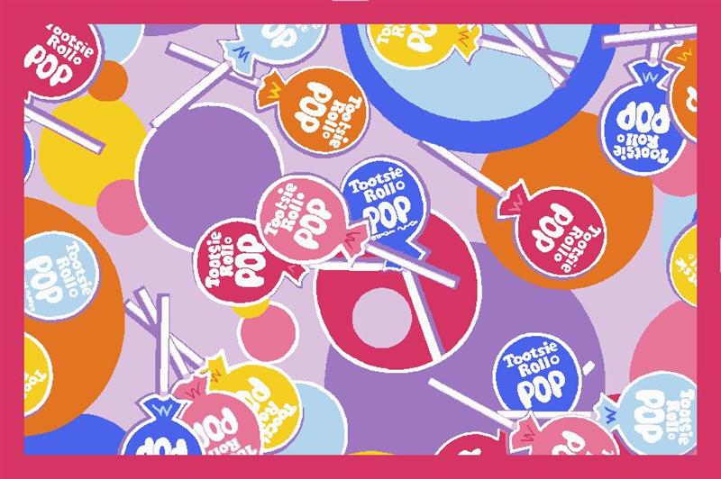 Tootsie Roll Pop Rug