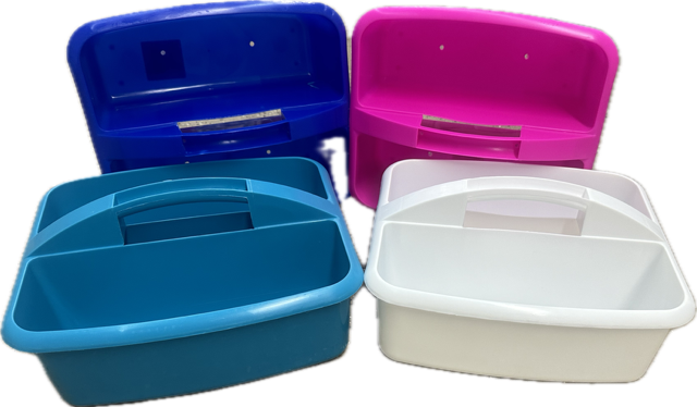 Large Deluxe Plastic Shower Caddy