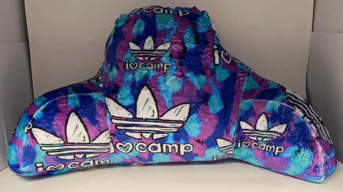 Penelope Wildberry Boyfriend Pillow-Fuzzy-Addidas Camp