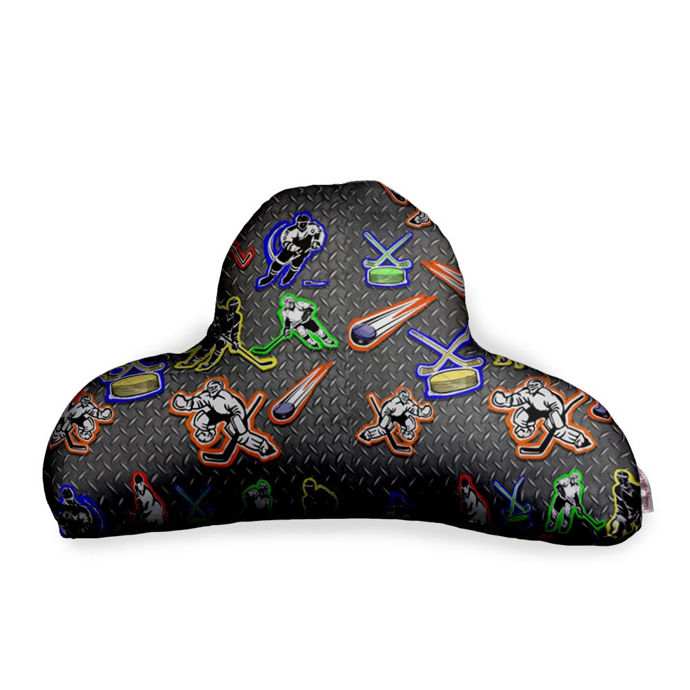 Penelope Wildberry Boyfriend Pillow-Fuzzy-Hockey On Metal
