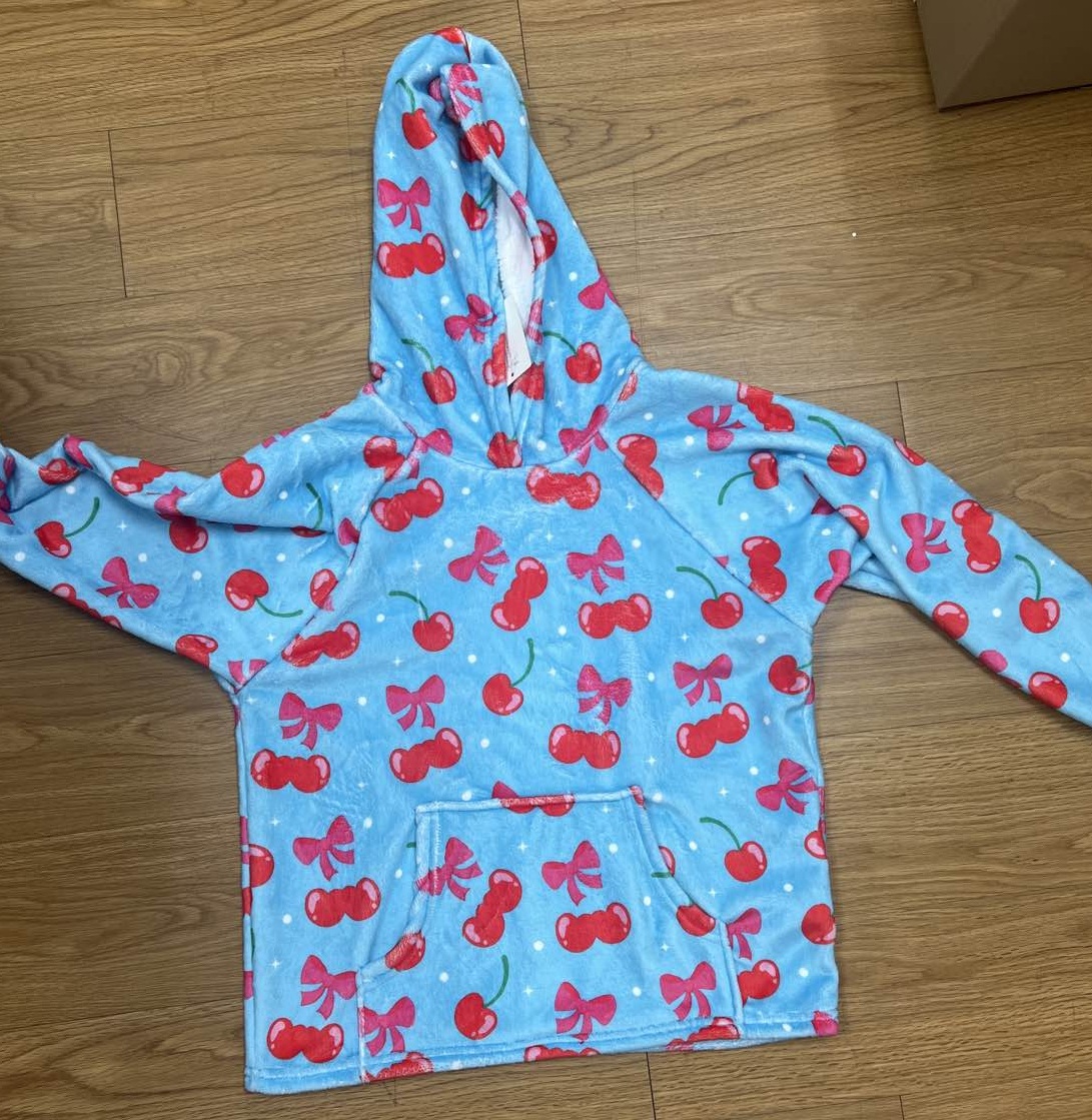 PENELOPE WILDBERRY  HOODIE-CHEERY BOW