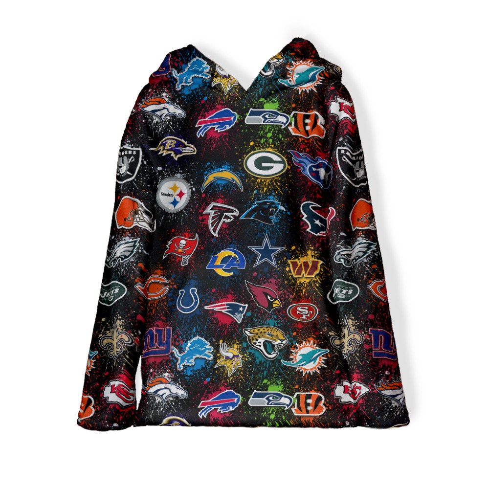 PENELOPE WILDBERRY  HOODIE-NFL SPLATTER