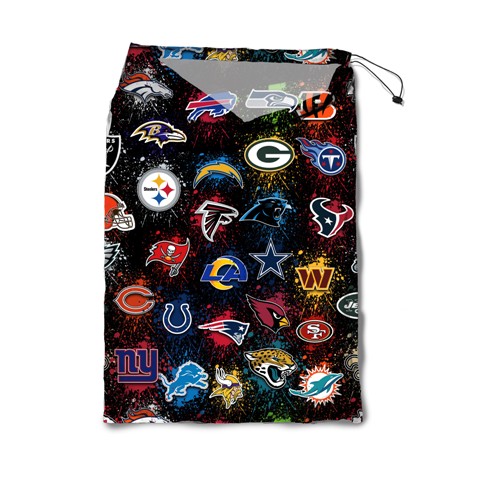 PENELOPE WILDBERRY LAUNDRY BAG-NFL SPLATTER TEAM