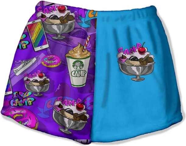 Penelope Wildberry Loungeshorts-Camp Sundae