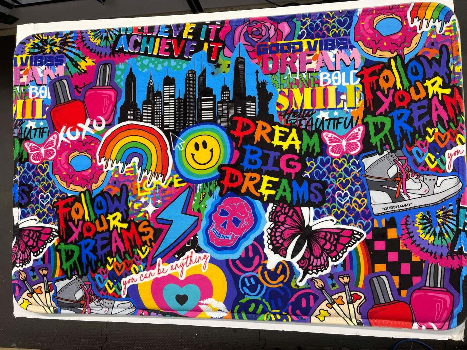 Penelope Wildberrey Micro Mat-DREAM BIG DREAMS