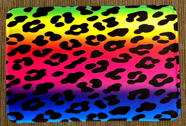 Penelope Wildberry Micro Mat-Rainbow Cheetah