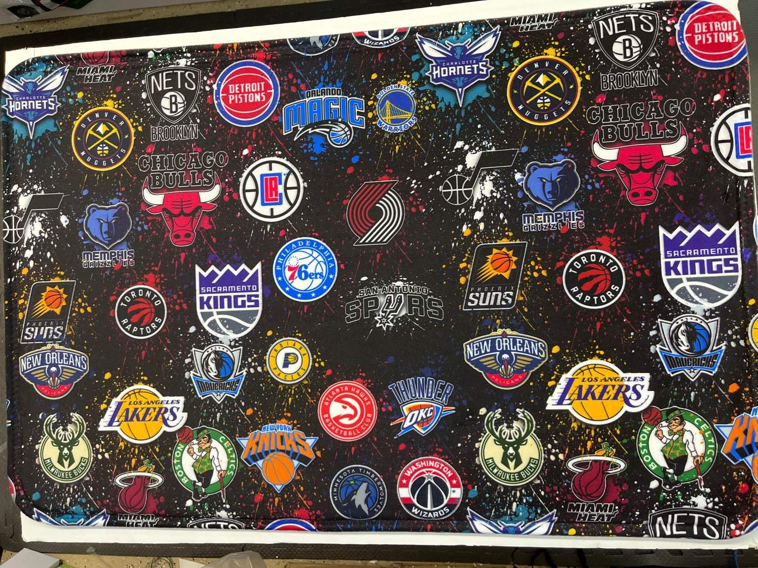 Penelope Wildberrey Micro Mat-NBA SPLATTER TEAM