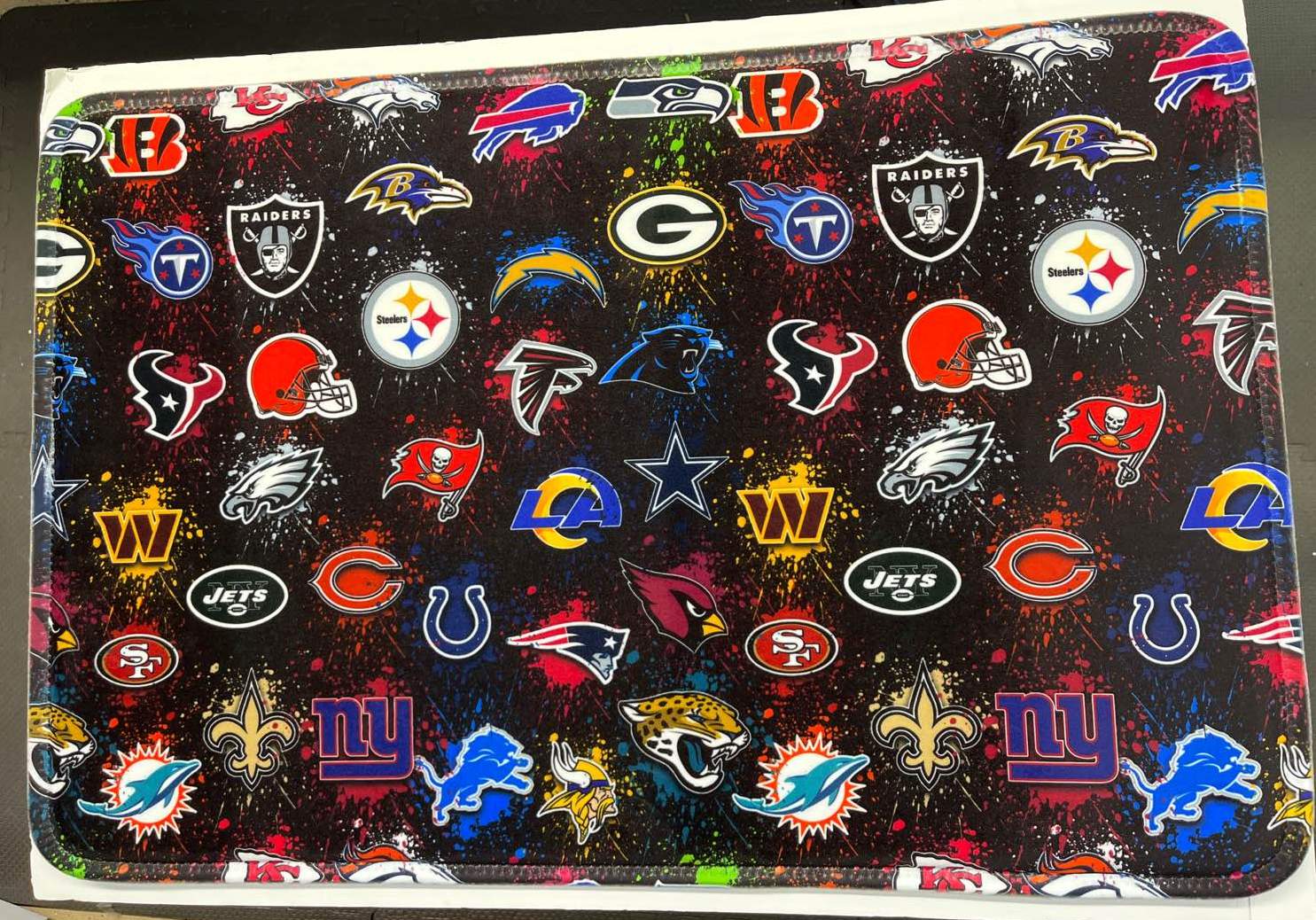 Penelope Wildberrey Micro Mat-NFL Splatter Team