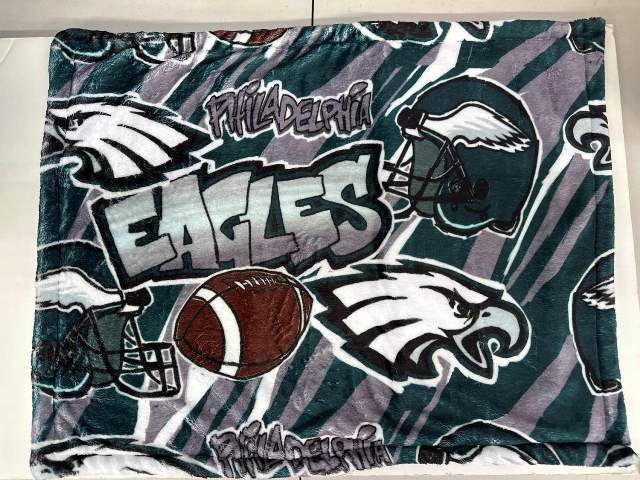 Penelope Wildberry Fuzzy Pillowcase-Philadelphia Eagles
