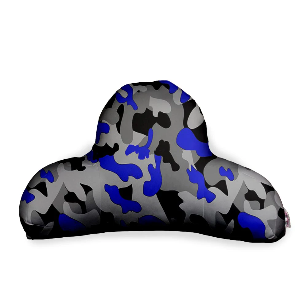 Penelope Wildberry Boyfriend Pillow-Fuzzy-Blue Camo