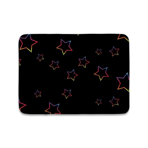 Penelope Wildberry  Micro Mat-Black Rainbow Stars