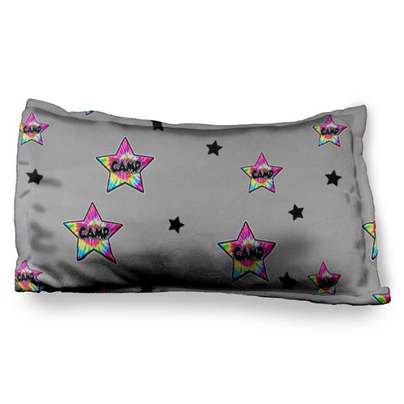 PW Fuzzy Pillow Case-Camp Classic Tie Dye Star