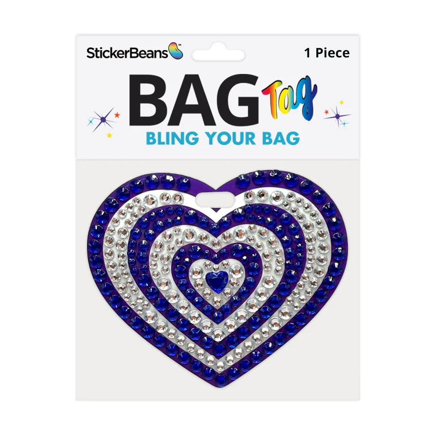 STICKERBEANS BAG TAG-SPIRIT BLUE