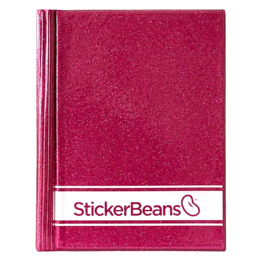 StickerBeans Sticker Book-Rasberry Pink