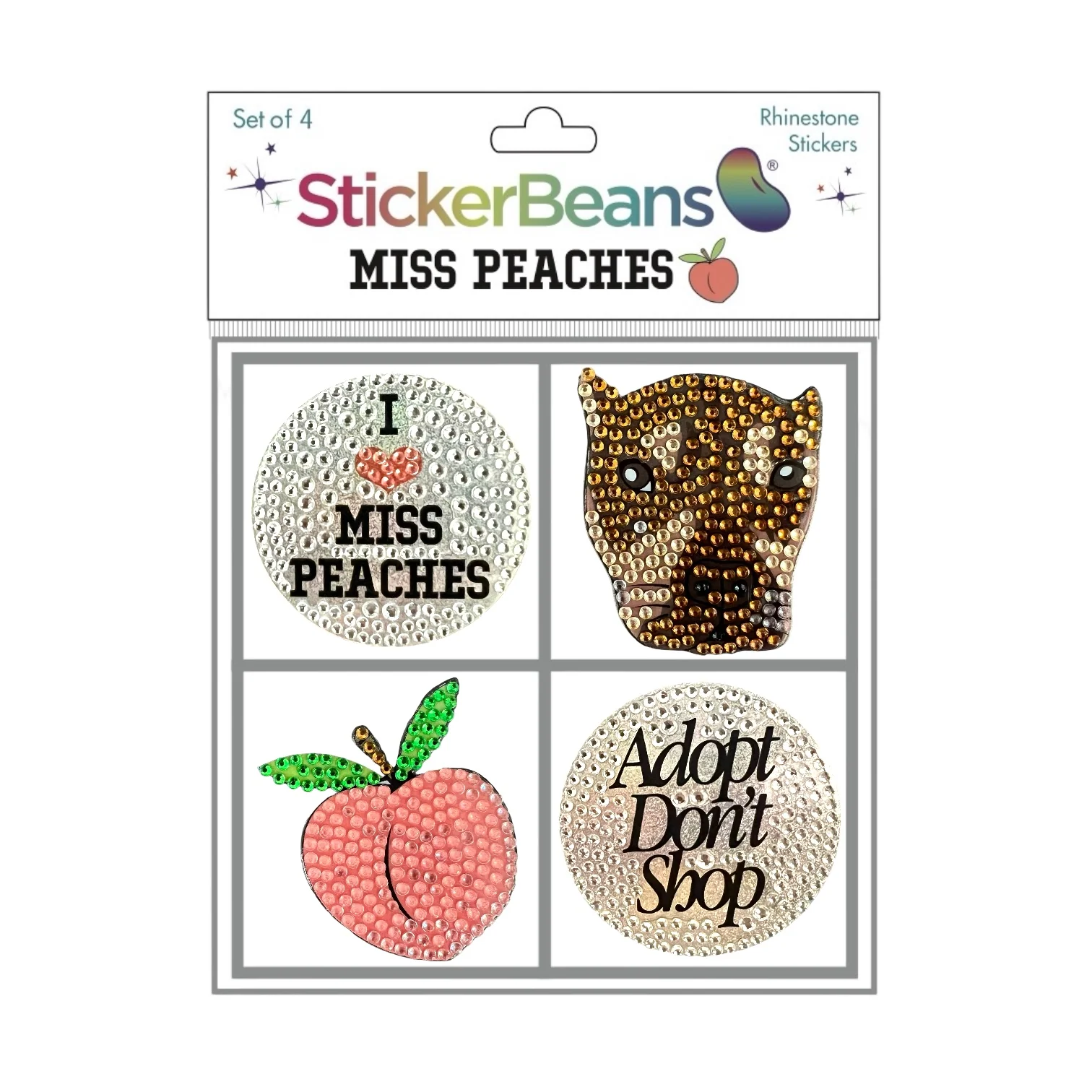 STICKERBEANS SET-FMISS PEACHES