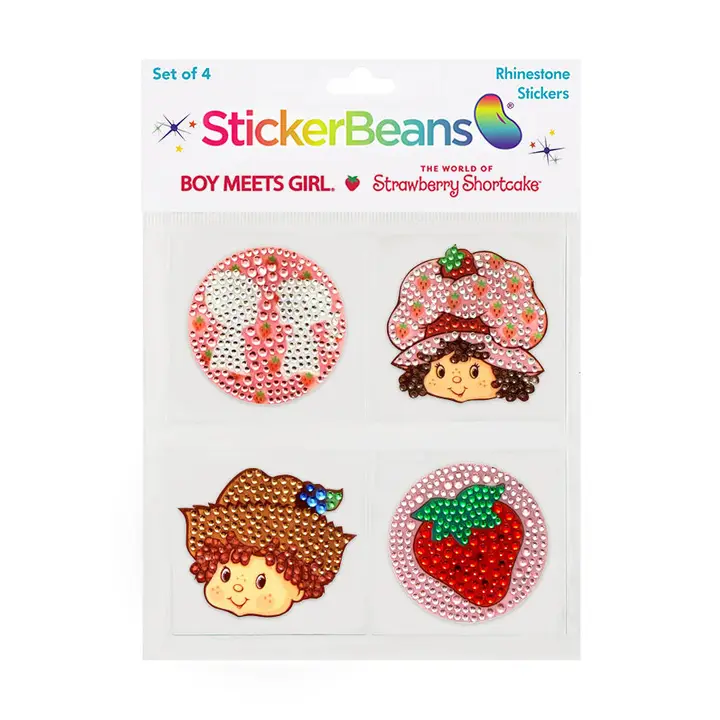 STICKERBEANS SET STRAWBERRY SHORTCAKE