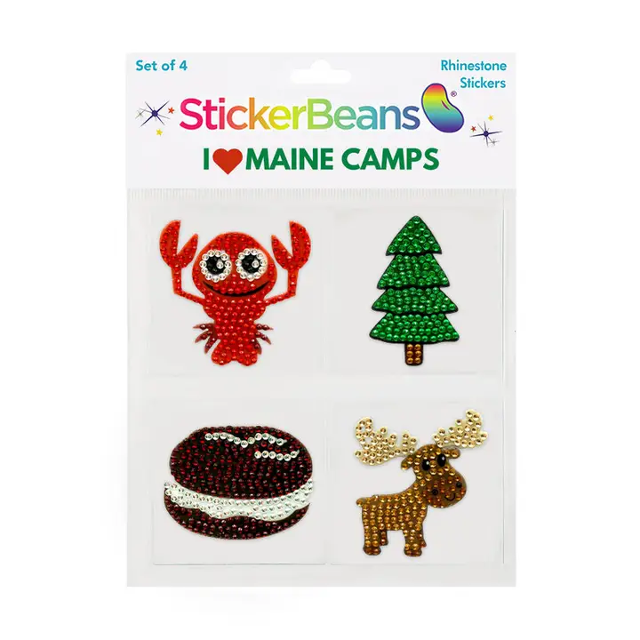 STICKERBEANS SET-I LOVE MAINE