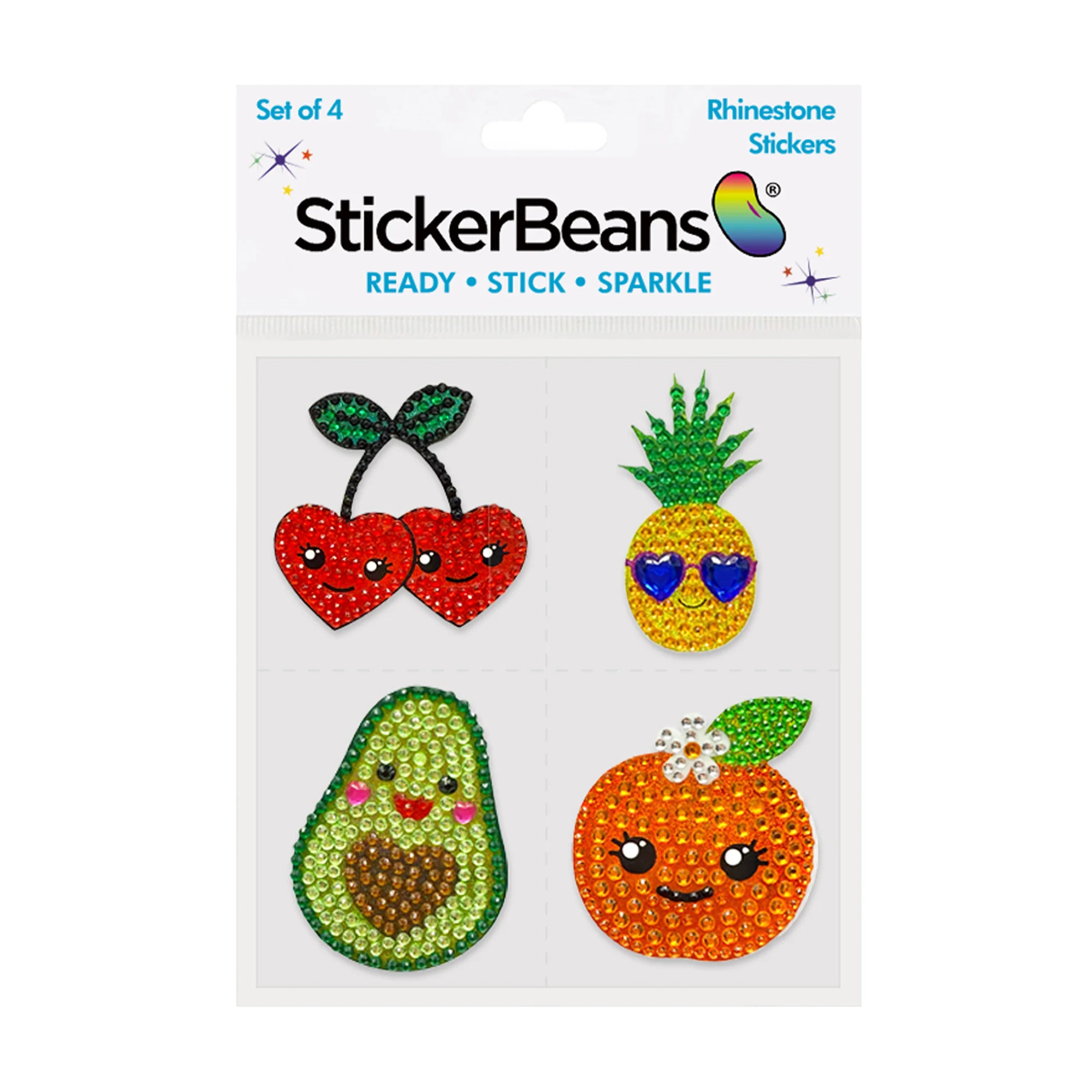 STICKERBEANS SET-FRUITY FRIENDS